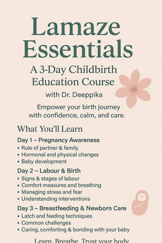 3-Day Lamaze Intensive – Step-by-Step Guide