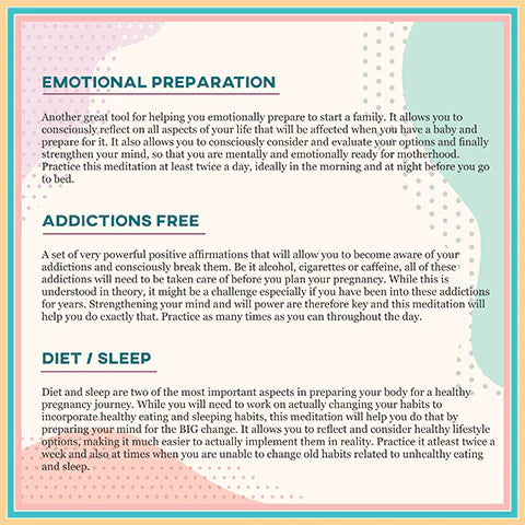Pre-Pregnancy Guided Meditation Series